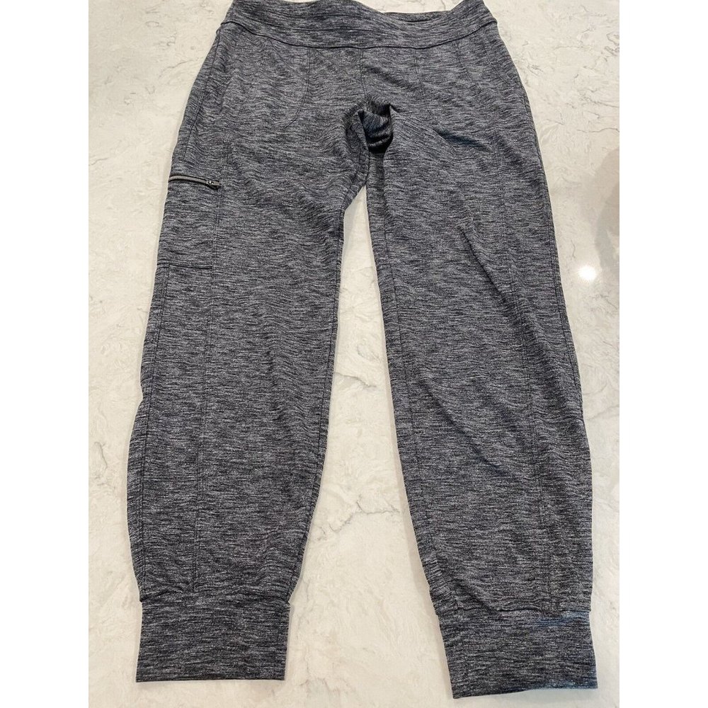 ATHLETA Charcoal Gray Fitted Jogger Sweatpants Size Medium